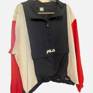 ✂️Plus size FILA wind breaker
